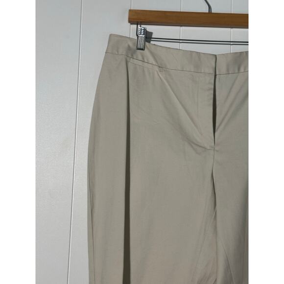 Talbots Woman Heritage Kahaki Lightweight Netural Pants 16 W - Picture 3 of 8